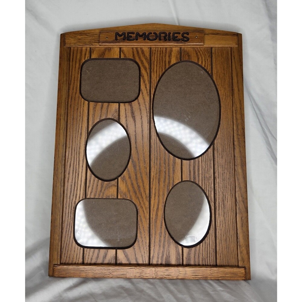 Vintage Wooden Collage Picture Frame Wall Hanging Multi Photo Frame 12 X 16